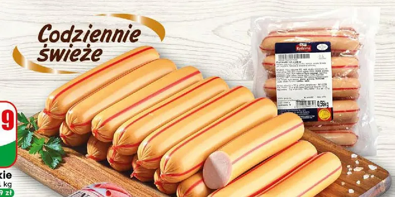 Parówki śląskie Agro Rydzyna 1 kg promocja w Dino