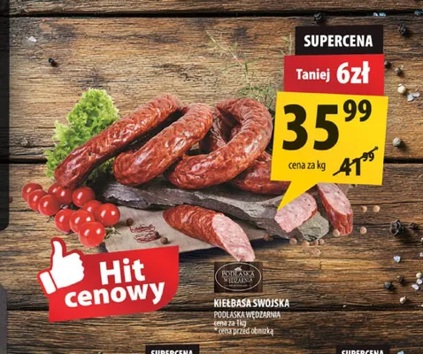 Kiełbasa Swojska Podlaska Wędzarnia promocja w Arhelan
