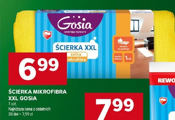 Ścierka mikrofibra XXL promocja w Stokrotka