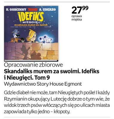 Komiks Skandaliks murem za swoimi Idefiks i Nieugięci Tom 9 promocja w Empik