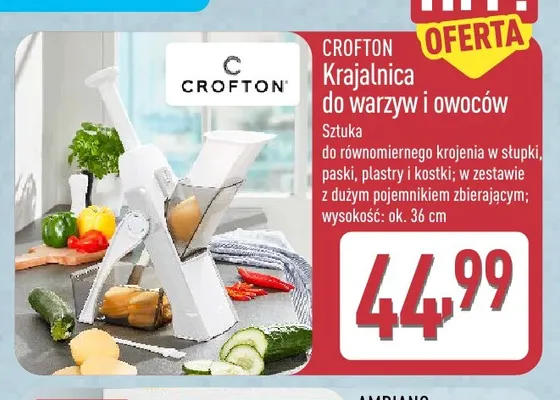 Krajalnica do warzyw i owoców Crofton promocja w Aldi