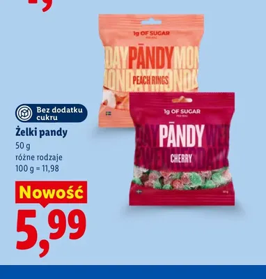 Żelki Cherry Pandy promocja w Lidl