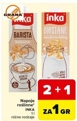 Napoje roślinne promocja w Carrefour Market