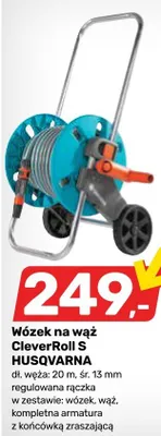 Wózek na wąż CleverRoll S promocja w Bricomarche