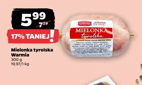 Mielonka tyrolska Warmia promocja w Netto
