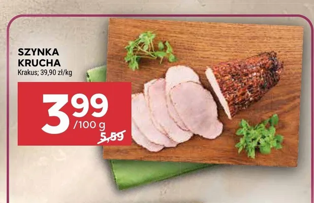 Szynka krucha Krakus promocja w Stokrotka