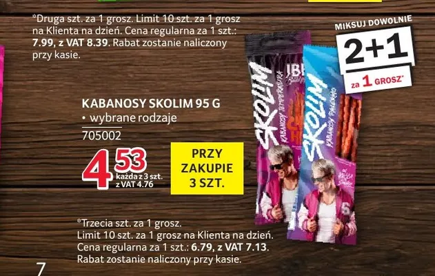 Kabanosy Skolim promocja w Selgros