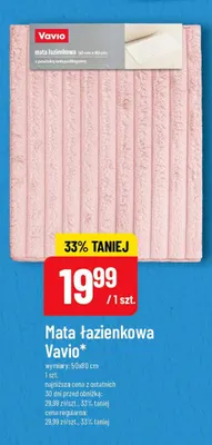Mata łazienkowa Vavio 50x80 cm promocja w POLOmarket