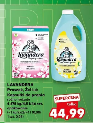 Proszek do prania Lavandera Flores de Cerezo promocja w Kaufland