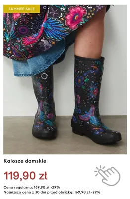 Kalosze damskie promocja w Medicine