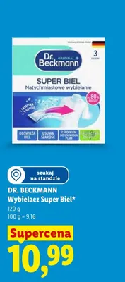 Wybielacz Super Biel Dr. Beckmann promocja w Lidl