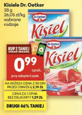 Kisiel promocja w Delikatesy Centrum