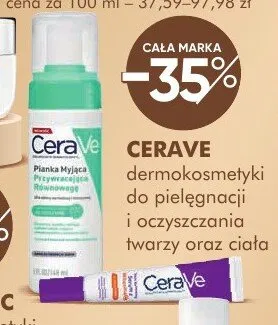 Dermokosmetyki do pielęgnacji i oczyszczania twarzy oraz ciała CERAVE promocja w Super-Pharm
