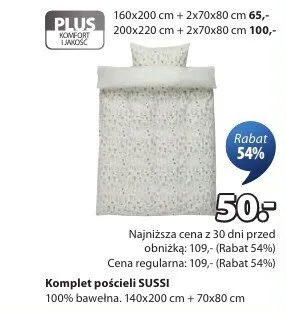 Komplet pościeli SUSSI promocja w Jysk