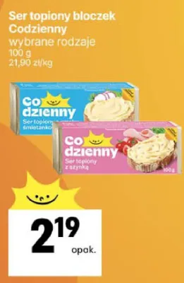 Ser topiony bloczek promocja w Delikatesy Centrum