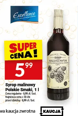 Syrop malinowy Polskie Smaki promocja w Twój Market