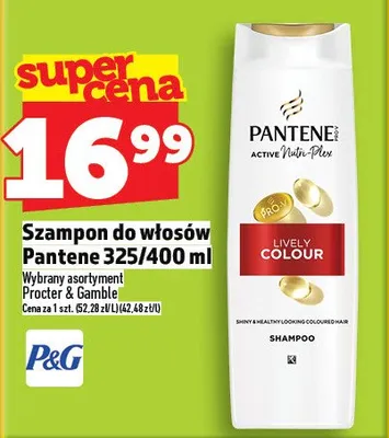 Szampon do włosów Pantene Procter & Gamble promocja w TOPAZ