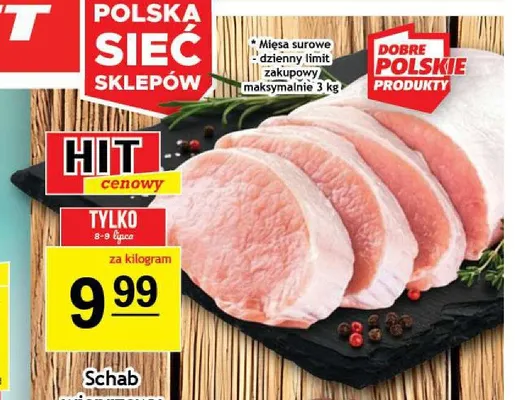 Schab wieprzowy bez kości promocja w Gram Market