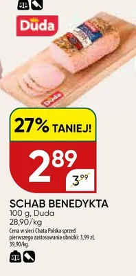 Schab Benedykta Duda promocja w Chata Polska