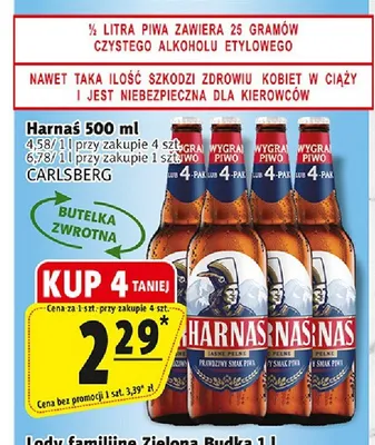 Piwo Harnaś promocja w Prim Market