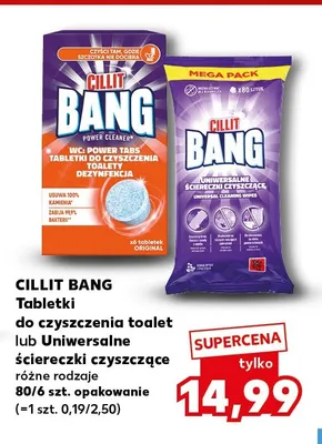 Uniwersalne ściereczki czyszczące Cillit Bang promocja w Kaufland
