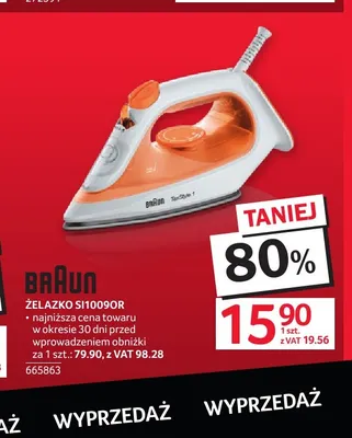 Żelazko SI1009OR Braun promocja w Selgros