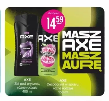 Dezodorant w sprayu Axe promocja w Drogerie Jasmin