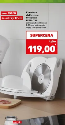 Krajalnica elektryczna Prosciutto EKM017W promocja w Kaufland