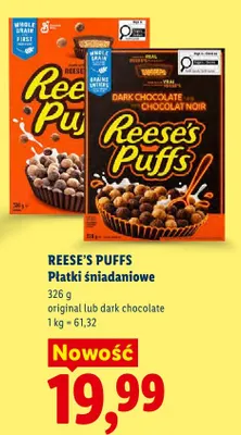 Płatki śniadaniowe Reese's Puffs Original promocja w Lidl