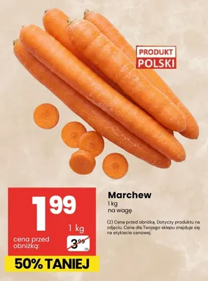 Marchew polska promocja w Delikatesy Centrum