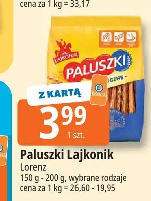 Paluszki Lajkonik promocja w Leclerc