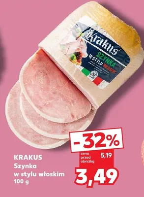 Szynka w stylu włoskim promocja w Kaufland