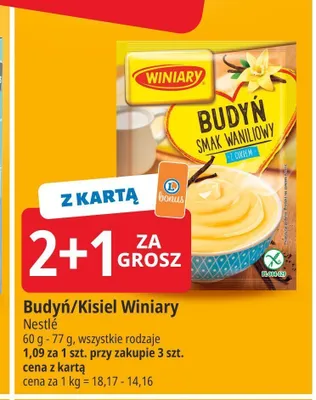 Kisiel Winiary promocja w Leclerc
