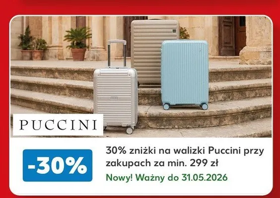 Walizka Puccini promocja w Kaufland