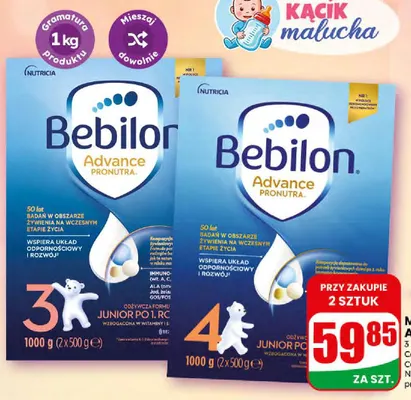 Mleko Bebilon Advance 4 promocja w Dino