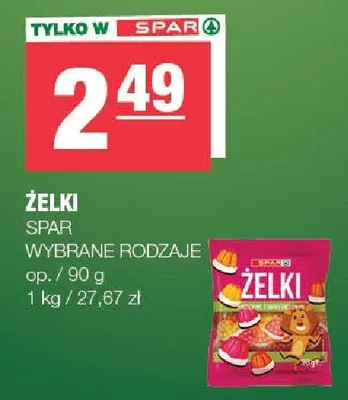 Żelki SPAR promocja w SPAR