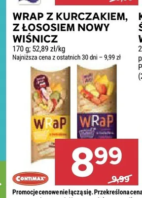 Wrap z kurczakiem Nowy Wiśnicz promocja w Stokrotka