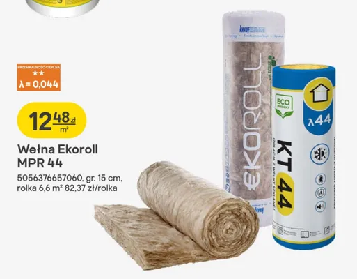 Wełna Ekoroll MPR 44 promocja w Castorama