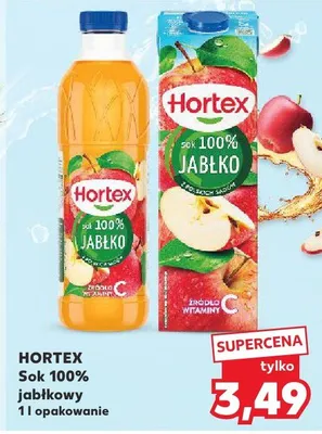 Sok 100% jabłkowy promocja w Kaufland