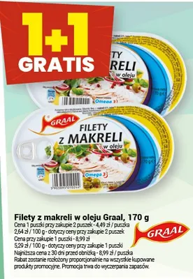 Filety z makreli w oleju promocja w Twój Market