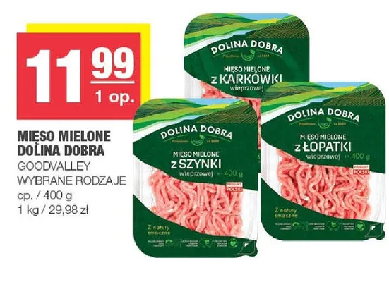 Mięso mielone Dolina Dobra promocja w SPAR