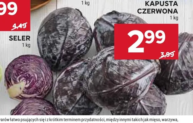 Kapusta czerwona promocja w Stokrotka