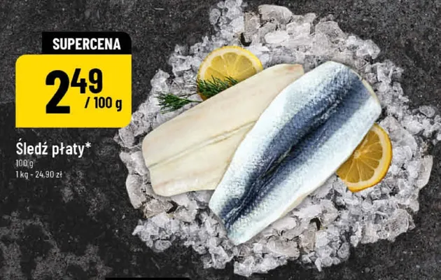 Śledź płaty promocja w POLOmarket