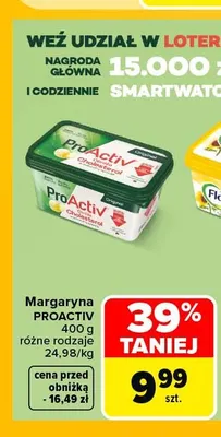 Margaryna ProActiv promocja w Carrefour Market
