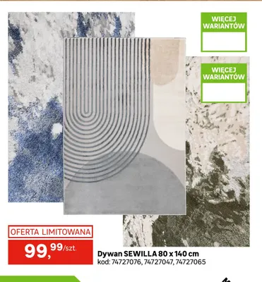 Dywan Sewilla 80x140 cm promocja w Leroy Merlin
