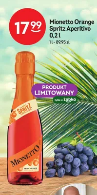 Drink Mionetto Orange Spritz Aperitivo promocja w Żabka