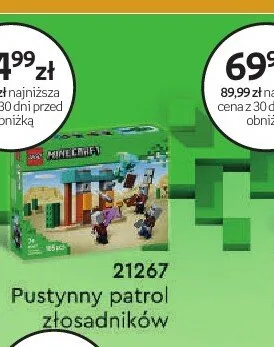 Klocki LEGO Minecraft 21267 Pustynny patrol złosadników promocja w Dzień Dziecka
