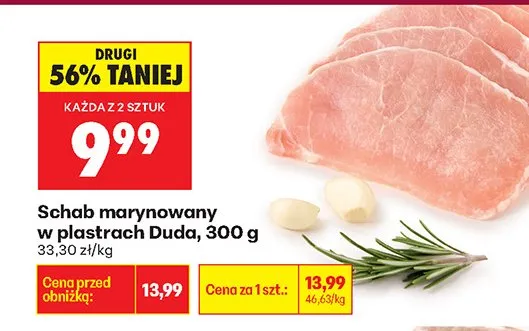 Schab marynowany w plastrach Duda promocja w Biedronka