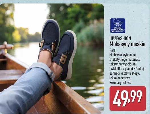 Mokasyny męskie Up2Fashion promocja w Aldi