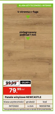 Panele winylowe Newcastle promocja w Leroy Merlin